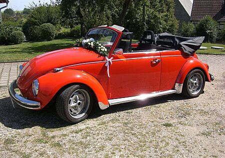 VW Käfer Volkswagen Cabrio 1302 LS, Bj. 1972, rot