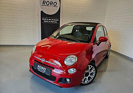 Fiat 500S Cabrio + 1.Hand/Klimaanlage/Teilleder/LMF