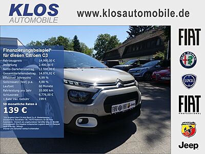 Citroën C3 1.2 83PS YOU KLIMA RADIO USB PDC HINTEN