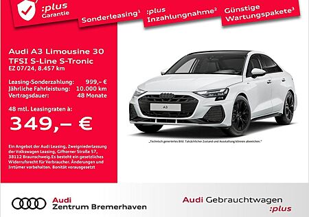Audi A3 Limousine 30 TFSI S-LINE S-TRON MATRIX E-SITZ