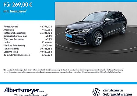 VW Tiguan Allspace Volkswagen 2.0 TDI 4Motion R-Line +DSG+LED+
