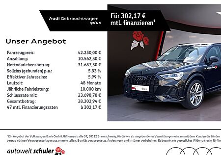 Audi Q3 35 1.5 TFSI S-tronic S-line AHK RFK Navi LED