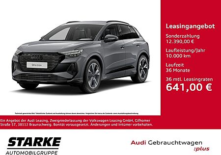 Audi Q4 e-tron 45 S line AHK Standheiz Navi LED Lede