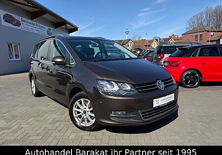 VW Sharan Volkswagen 2.0 TDI DSG Highline 7 Sitzer LEDER NAVI