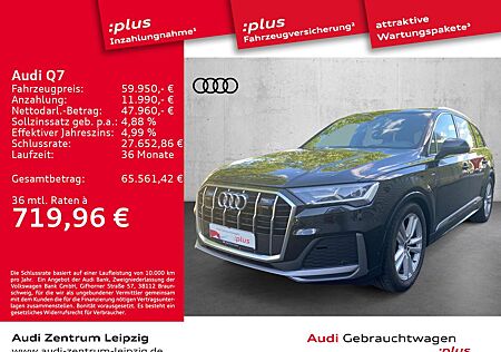 Audi Q7 50 TDI qu. S line *Pano*AHK*Tour*B&O*