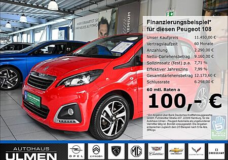 Peugeot 108 Allure 1.0 VTi EU6d 72 3T Klimaanlage Bluet