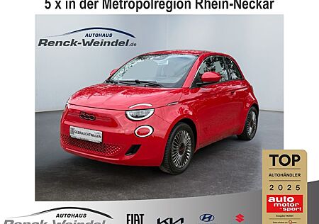 Fiat 500E Red Navi Apple CarPlay Android Auto Klimaau
