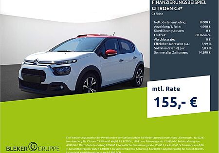 Citroën C3 1.2 PureTech 82/83 Shine Stop&amp