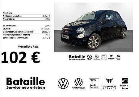 Fiat 500 1.2 Mirror Apple CarPlay Android Klima Temp