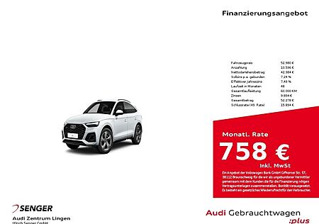 Audi Q5 Sportback 45 TFSI quattro S line Matrix AHK