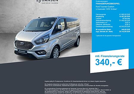 Ford Tourneo Custom L2 Automatik 170PS *8-Sitzer*