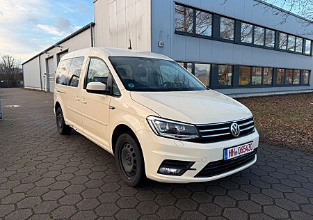 VW Caddy Volkswagen Maxi-DSG-7 Sitze-Rollstuhlrampe-Navi-LED