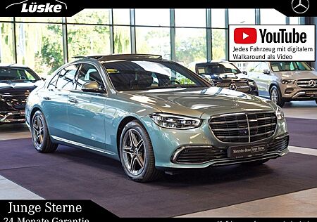 Mercedes-Benz S 350 d 4M Exklusiv verdesilber AR-Head-Up Pano