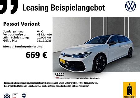 VW Passat Variant Volkswagen 2.0 TDI 4M R-Line DSG *PANO*HuD*