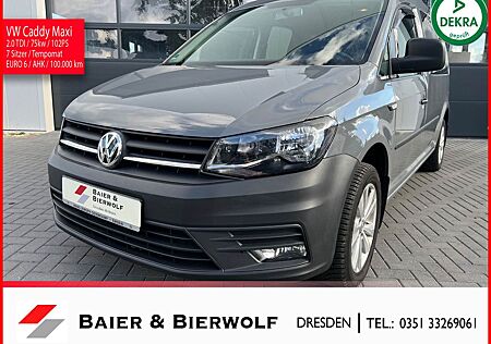 VW Caddy gebraucht kaufen VW Caddy Volkswagen Maxi 7 Sitzer Klima AHK Kamera Flügentüren