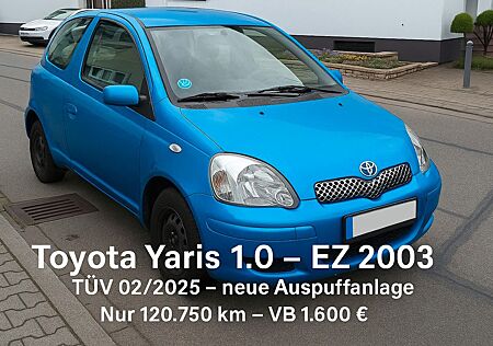 Toyota Yaris 1.0 (EZ 2003), TÜV neu