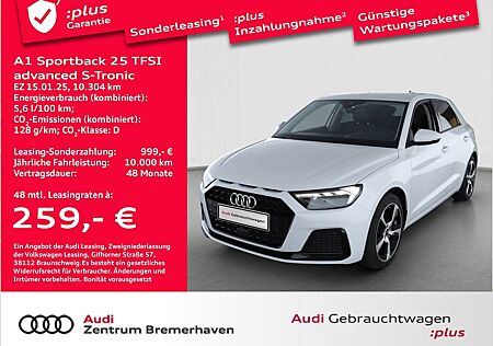 Audi A1 SPORTBACK 25 TFSI ADVANCED S-TRONIC LED NAVI