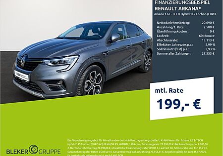 Renault Arkana 1.6 E-TECH Hybrid 145 Techno (EURO 6d)