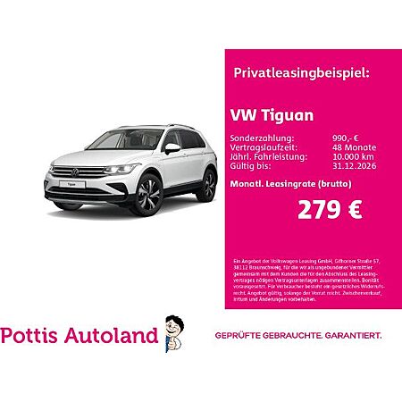 VW Tiguan leasen
