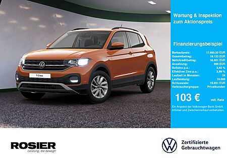 VW T-Cross Volkswagen Life 1.0 l TSI ACC SPURH. SHZ KLIMA BT