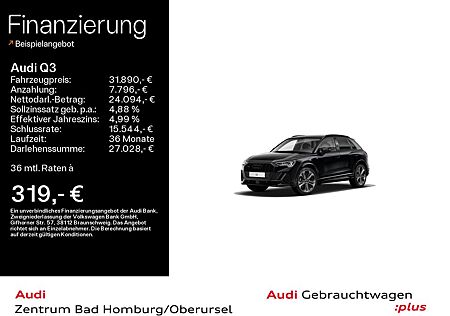 Audi Q3 40 TDI quattro S line edition*Navi*LED*Alu*AH