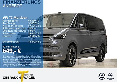 VW T7 Multivan Volkswagen 2.0 TDI DSG Edition AHK LM19 LED