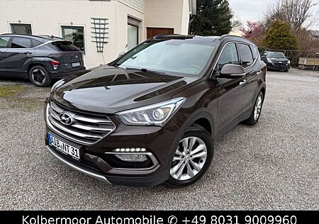 Hyundai Santa Fe blue 4WD LEDER|NAVI|SHZ