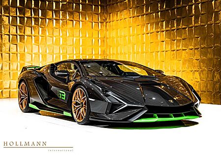 Lamborghini Sian +Fading Fluo Painting+