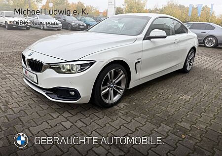 BMW 420i Coupé Sport Line HiFi LED WLAN Navi Prof.