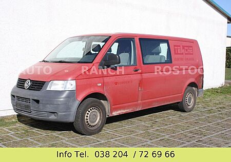 VW T5 Transporter Volkswagen LKW Kasten Lang 5 Sitzer / Ahk2,2