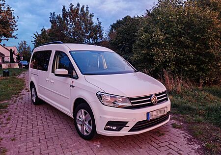 VW Caddy Volkswagen Maxi 1.4 TSI Comfortline, 131 PS, weiß