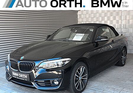 BMW 218i Cabrio AUT. SPORT-LINE NAVI LED KAMERA h/k