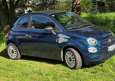 Fiat 500C Liebev. gepfl. 500Cabrio Traum i Dunkleblau
