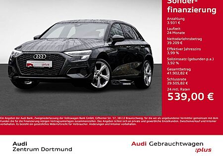 Audi A3 Sportback 35 S LINE BLACKPAK AHK PANO LM18