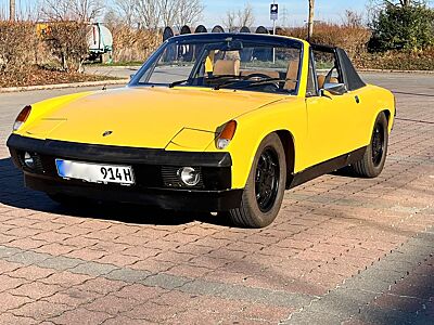 Porsche 914-4 2.0 Targa Sonnengelb rostfrei aus 1974