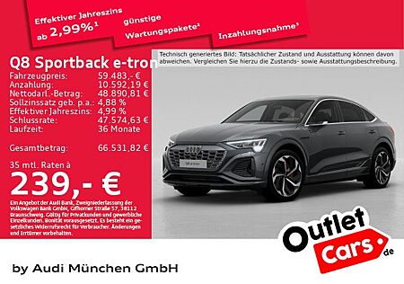 Audi Q8 e-tron Q8 Sportback e-tron 55 qu. S line Pano/B&O