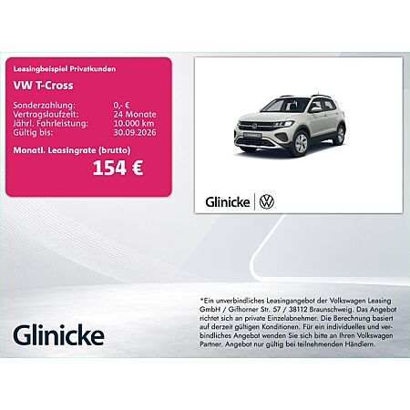 VW T-Cross leasen