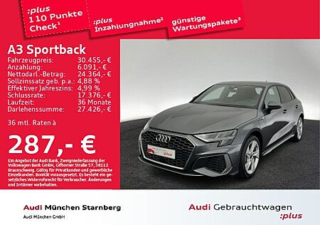 Audi A3 Sportback 40 TFSI e S tronic 2x S line AHK/Na