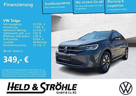 VW Taigo Volkswagen Goal 1,0 DSG AHK RFK Ganzjahresreifen