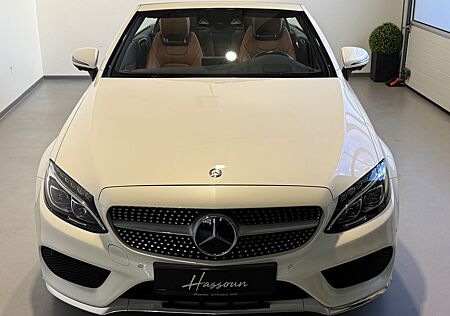 Mercedes-Benz C 300 Cabriolet/Polarweiß- cognac AMG Line