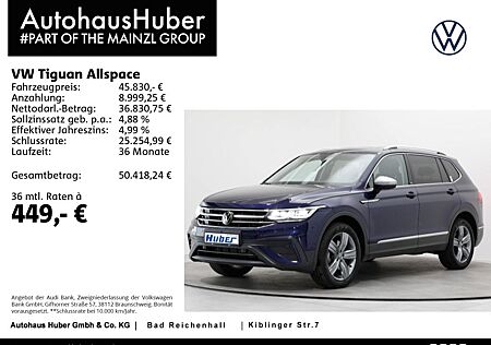 VW Tiguan Allspace gebraucht kaufen VW Tiguan Allspace Volkswagen 2.0 TDI 4M DSG 360° AHK Matrix