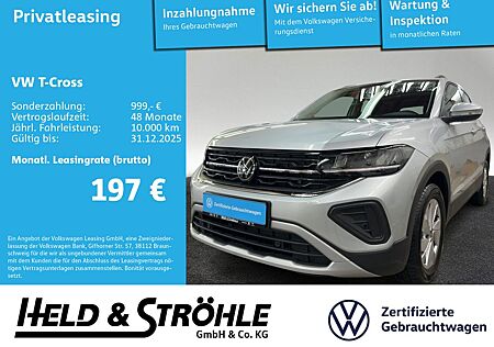 VW T-Cross Volkswagen Life 1.0 TSI LED NAV PDC SHZ APP DAB+