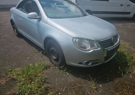 VW Eos Volkswagen 2.0 FSI Leder Silber Navi 2006 Rot