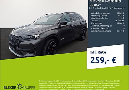DS Automobiles DS7 Crossback BlueHDi 130 Performance Line+