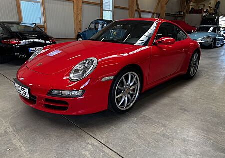Porsche 997 Carrera S 3.8 PZ-Scheckheft rot makellos