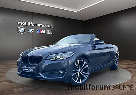 BMW 220 i Cabrio Sport Line Xenon Leder Navi Sportsi