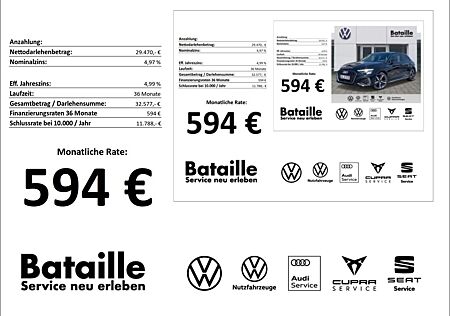 Audi A3 Sportback 1.0 TFSI S-line S-tronic AHK Navi