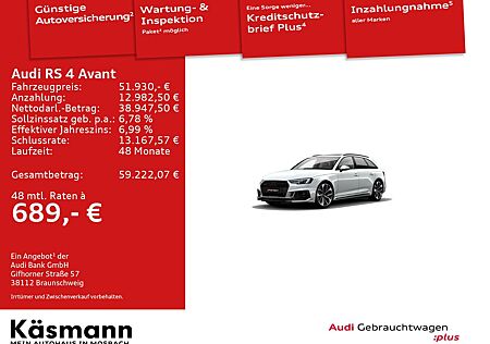 Audi RS4 RS 4 Avant qu Vmax 280KM/H RS-AGA MATRIX AHK HUD