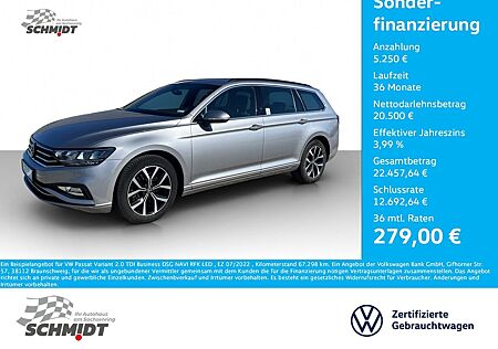 VW Passat Variant Volkswagen 2.0 TDI Business DSG NAVI RFK LED