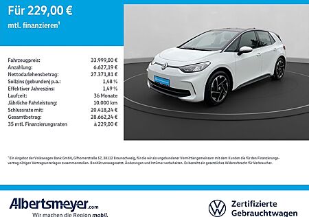 VW ID.3 Volkswagen Pro +SPRACHASSISTENT+ACC+NAVI+LED